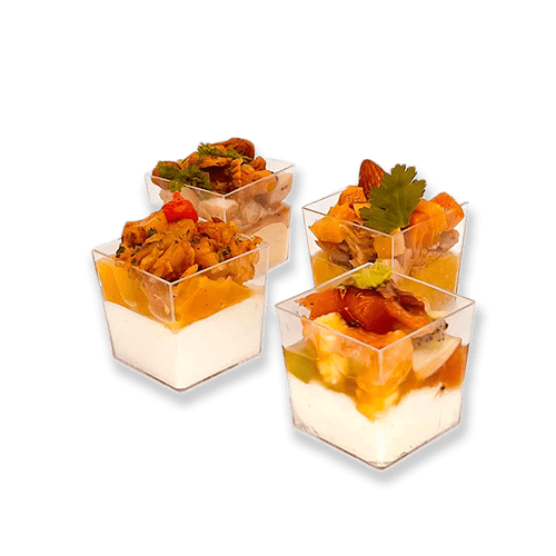 Mini verrines salées - 20 pièces - Pâtisserie Maxime
