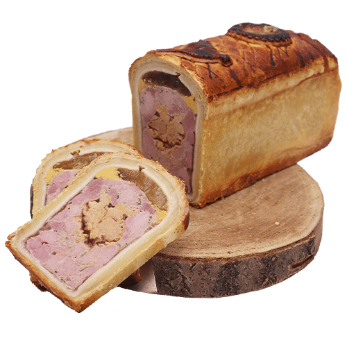 Pâté en croûte au foie gras - par kg